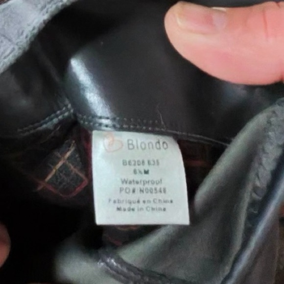 Blondo Charcoal Gray Over the Knee Waterproof Boots - Picture 8 of 8